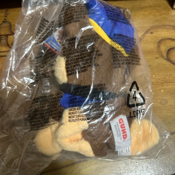 Paw Patrol CHASE German Shepard Pup Blue Uniform Plush Hand Puppet by Gund NWT - Picture 3 of 8